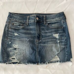 American Eagle Denim Mini Skirt